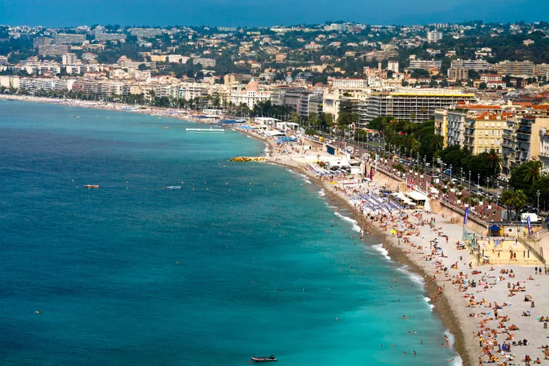 região de nice côte d’azur do mar à montanha